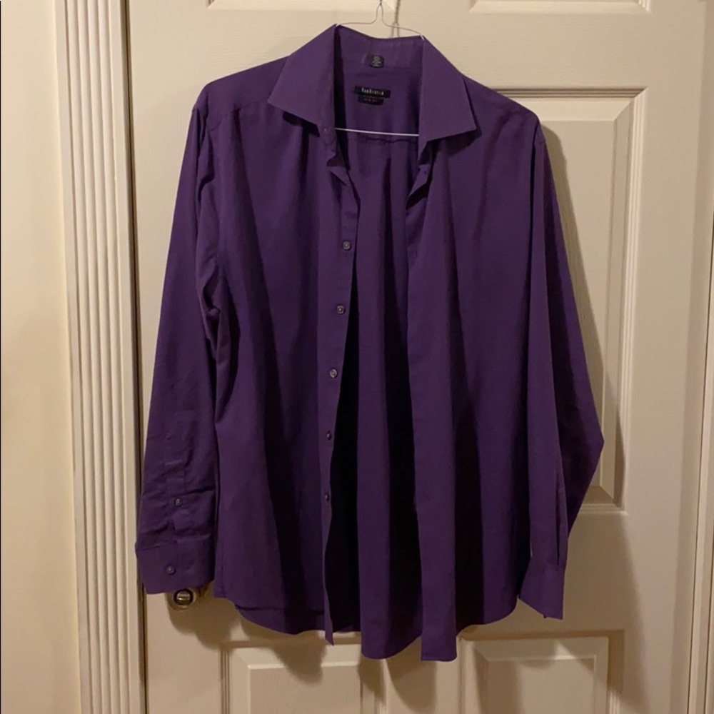 Deep Purple Mens Dress Shirt